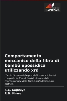 Paperback Comportamento meccanico della fibra di bambù epossidica utilizzando xrd [Italian] Book