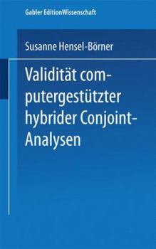 Paperback Validität Computergestützter Hybrider Conjoint-Analysen [German] Book