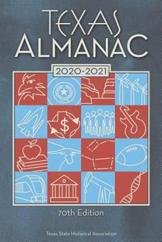 Paperback Texas Almanac 2020-2021 Book