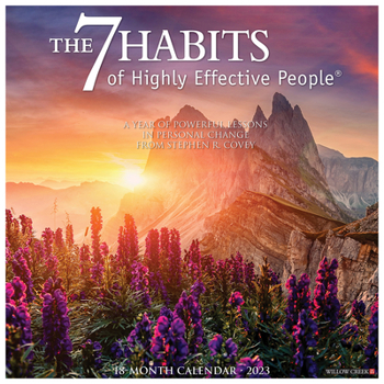 Calendar 7 Habits of Highly Effective People 2023 Wall Calendar Book