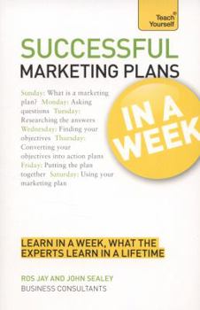 Paperback Successful Marketing Plans in a Week Book