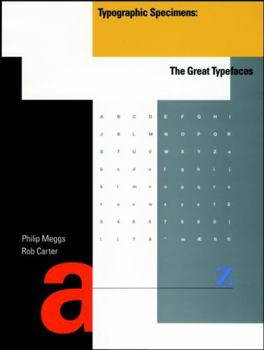 Paperback Typographic Specimens: The Great Typefaces Book