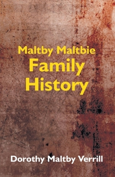 Paperback Maltby-Maltbie Family History Book