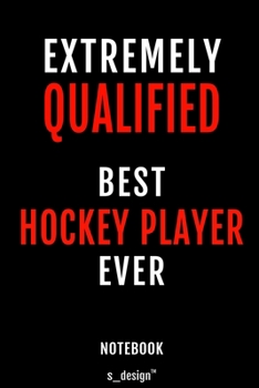 Notebook for Hockey Players / Hockey Player: awesome handy Note Book [120 blank lined ruled pages]