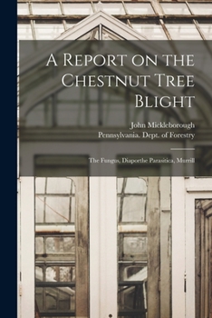 Paperback A Report on the Chestnut Tree Blight: the Fungus, Diaporthe Parasitica, Murrill Book