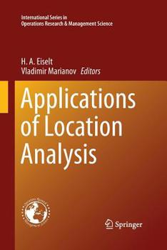 Paperback Applications of Location Analysis Book