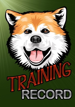 Paperback Training Record: Akita Book