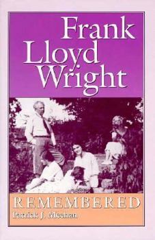 Hardcover Frank Lloyd Wright Remembered Book