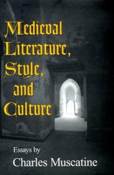 Hardcover Medieval Literature, Style and Culture Book