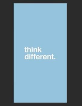 Paperback Large Notebook: Think Different 200 pages college ruled - 8.5 x 11 inches - 21.59 x 27.94 cm: Perfect for Writing, Journaling, Notekee Book