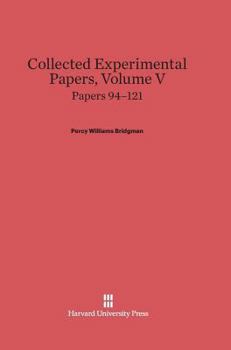 Hardcover Collected Experimental Papers, Volume V: Papers 94-121 Book