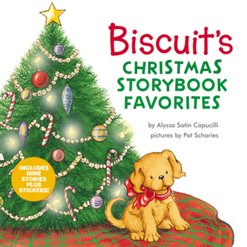 Hardcover Biscuit's Christmas Storybook Favorites: Includes 9 Stories Plus Stickers! a Christmas Holiday Book for Kids Book