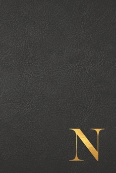 N: Executive Monogram Initial To Do List Notebook | Daily Checklist Planner