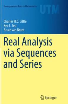 Paperback Real Analysis Via Sequences and Series Book