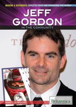 Paperback Jeff Gordon in the Community Book