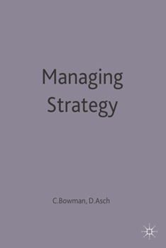 Paperback Managing Strategy Book