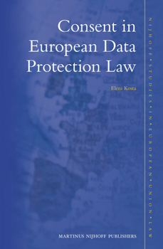 Hardcover Consent in European Data Protection Law Book
