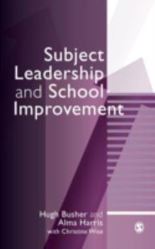 Hardcover Subject Leadership and School Improvement Book