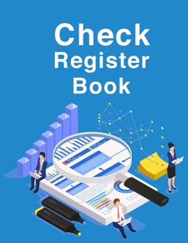 Paperback Check Register Book: Wonderful Checkbook Register / Check Registers For Personal Checkbook. Ideal Accounting Ledger Book And Expense Tracke Book