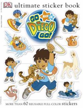 Paperback Ultimate Sticker Book: Go, Diego, Go! (Ultimate Sticker Books) Book