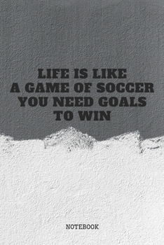 Paperback Notebook: Soccer Coach Game Sport Planner / Organizer / Lined Notebook (6" x 9") Book