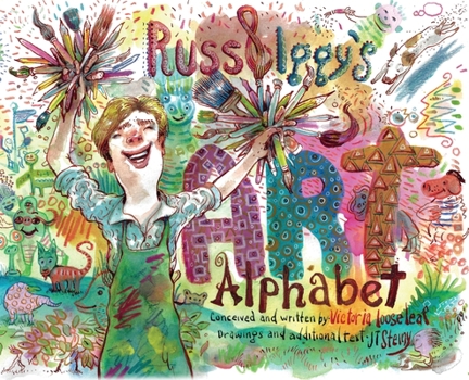 Hardcover Russ & Iggy's Art Alphabet Book