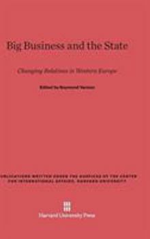 Hardcover Big Business and the State Book