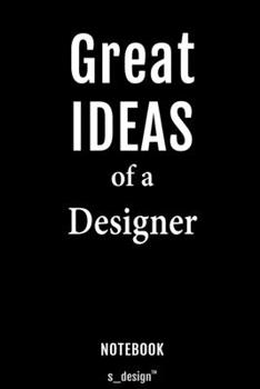 Notebook for Designers / Designer: awesome handy Note Book [120 blank lined ruled pages]