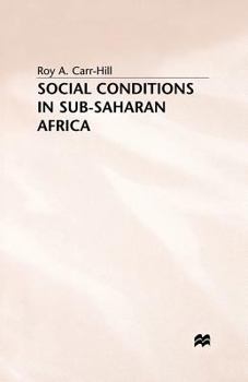 Paperback Social Conditions in Sub-Saharan Africa Book