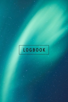 Paperback Logbook: Internet Address & Password Book. Galaxy Blue Green Northern Lights Online Organizer, A-Z PC Notebook for Websites, Us Book