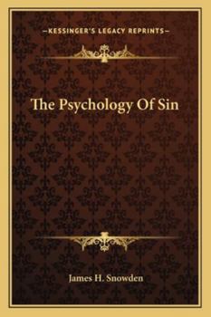 Paperback The Psychology Of Sin Book