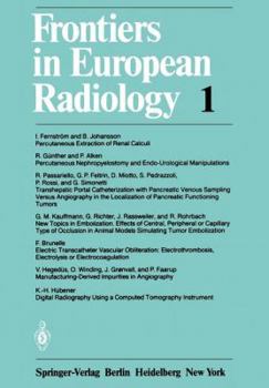 Paperback Frontiers in European Radiology Book