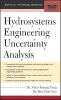 Hardcover Hydrosystems Engineering Uncertainty Analysis Book