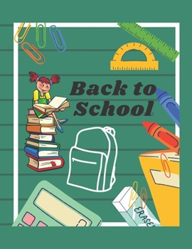 Paperback Back to School: Witch Coloring Book for children age 4-8 learning to write Book