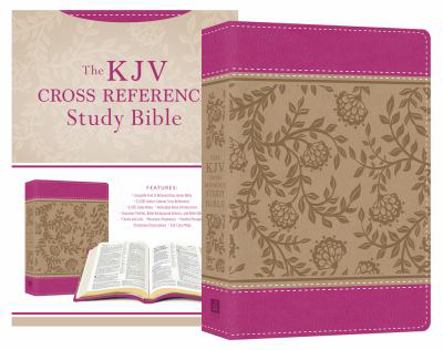 Imitation Leather KJV Cross Reference Study Bible Compact [Peony Blossoms] Book