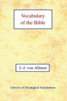Vocabulary of the Bible