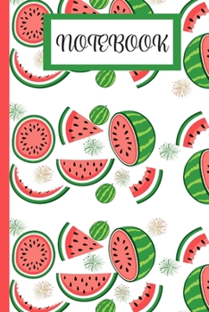 Paperback Notebook: A unique Cute Watermelon Themed Gift - Watermelon Gifts For Birthdays - Lined Journal To Write In (Alternative To Card Book