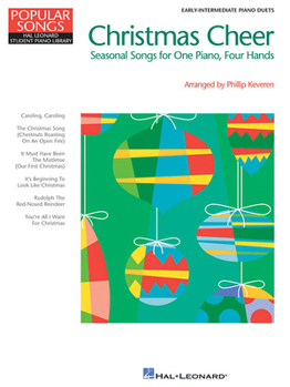 Paperback Christmas Cheer: Popular Songs Series 1 Piano, 4 Hands Book