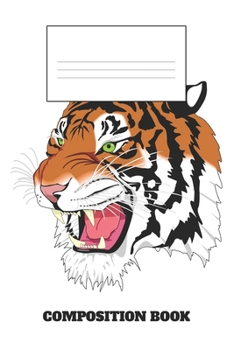Composition Book: Sumatran Tiger Composition Book Wide Ruled