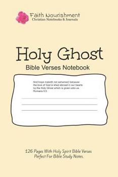 Paperback Holy Ghost Bible Verses Notebook - Faith Nourishment Book