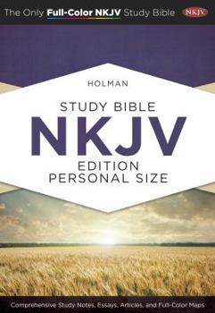 Hardcover Holman Study Bible-NKJV-Personal Size Book