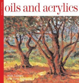 Paperback Oils & Acrylics Foundation Course Book