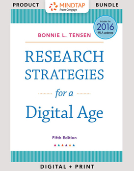 Product Bundle Bundle: Research Strategies for a Digital Age, 5th + Mindtap English, 1 Term (6 Months) Printed Access Card Book