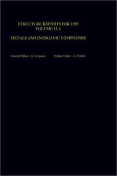 Structure Reports for 1984, Volume 51b: Organic Compounds
