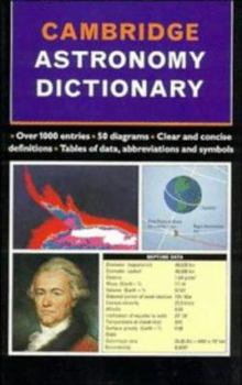 Paperback Cambridge Astronomy Dictionary Book