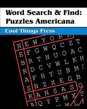 Paperback Word Search & Find: Puzzles Americana Book