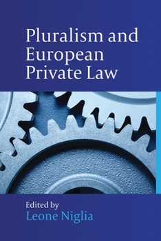 Hardcover Pluralism and European Private Law Book
