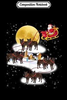 Composition Notebook: Dutch Shepherd Reindeer Christmas 2019 Dog Gift  Journal/Notebook Blank Lined Ruled 6x9 100 Pages