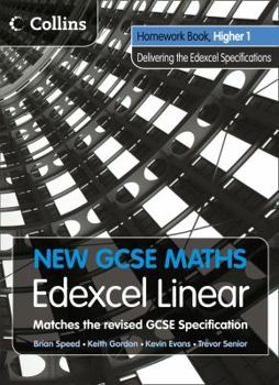 Paperback New GCSE Maths: Homework Book Higher 1: Edexcel Linear (A) Book