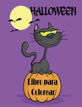 Paperback Halloween Libro para Colorear: Niños de Halloween libro, edades 8-12, con: trucos de magia monstruos [Spanish] Book
